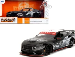 2024 Ford Mustang Dark Horse Black with White Top and