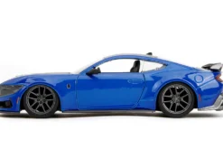 2024 Ford Mustang Dark Horse Blue Metallic with Black and Gray Stripes