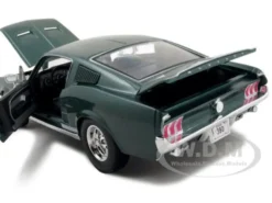 1967 Ford Mustang Fastback GTA Green 1/18 Diecast Model Car Maisto 31166