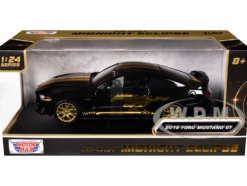 2018 Ford Mustang GT 5.0 Black with Gold Stripes and Graphics 