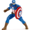 2006 Ford Mustang GT Captain America Diecast Figurine Avengers Marvel Series 1/24 Diecast Model Car Jada 31187