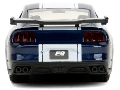 2016 Ford Mustang GT Dark Blue Metallic with White Stripe