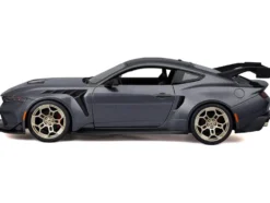 2025 Ford Mustang GTD Dark Gray Metallic with Black Top "Special Edition" Series 1/18 Diecast Model Car by Maisto