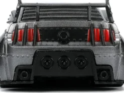 2006 Ford Mustang GT Gray Metallic War Machine Diecast Figurine Avengers Marvel Series Hollywood Rides Series 1/32 Diecast Model Car Jada 33082