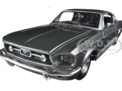 1967 Ford Mustang GT Grey 1/24 Diecast Model Car Maisto 31260