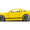 2006 Ford Mustang GT Yellow with Black Stripes "Fast & Furious 25 Years" Series 1/32 Diecast Model Car by Jada
