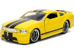 2006 Ford Mustang GT Yellow with Black Stripes 