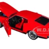 1971 Ford Mustang Mach 1 Red James Bond 007 Diamonds are Forever 1971 Movie James Bond Collection Series 1/24 Diecast Model Car Motormax 79851