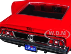1971 Ford Mustang Mach 1 Red James Bond 007 Diamonds are Forever 1971 Movie James Bond Collection Series 1/24 Diecast Model Car Motormax 79851
