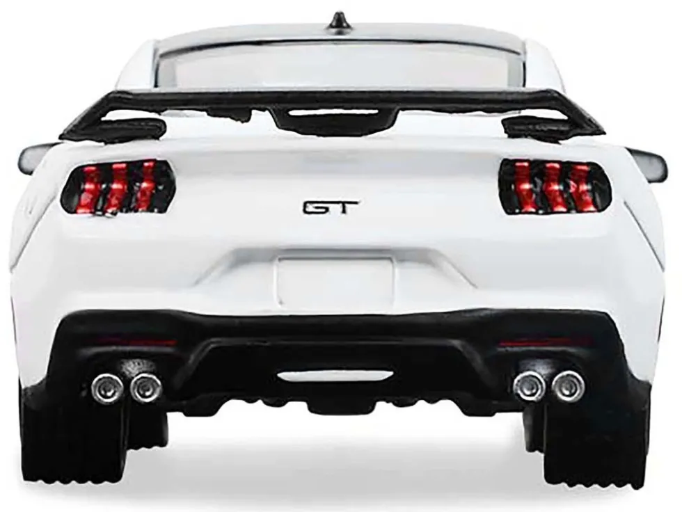 2024 Ford Mustang Oxford White with Black Top "GreenLight Muscle" Series 30 1/64 Diecast Model Car by Greenlight