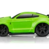 2020 Ford Mustang Shelby GT500 Bright Green Black Stripes 1/64 Diecast Model Car Muscle Machines 15550