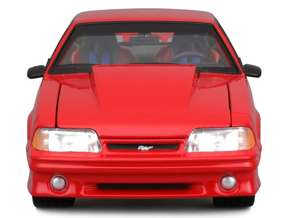 1993 Ford Mustang SVT Cobra Red "Classic Muscle" "Maisto Design" Series 1/24 Diecast Model Car by Maisto