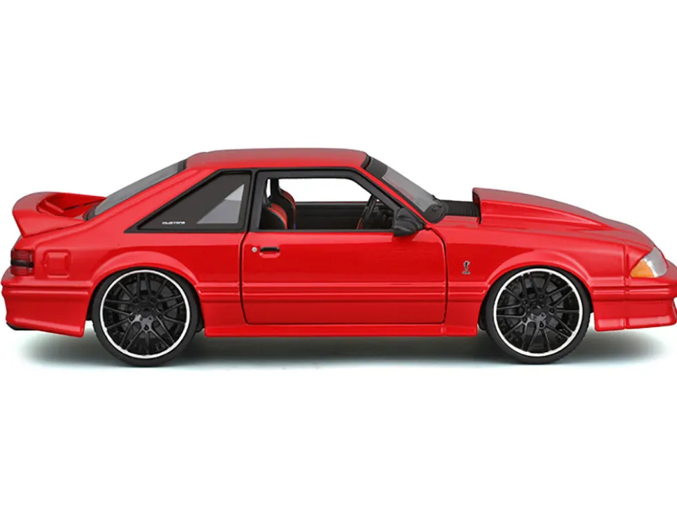 1993 Ford Mustang SVT Cobra Red "Classic Muscle" "Maisto Design" Series 1/24 Diecast Model Car by Maisto
