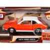1974 Ford Pinto Orange with White Top "Forgotten Classics" Series 1/24 Diecast Model Car by Motormax