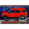 2015 Ford Police Interceptor Utility Fire Marshal Plain Red 1/24 Diecast Model Car Motormax 76978