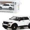 2022 Ford Police Interceptor Utility White Hot Pursuit Hobby Exclusive Series 1/64 Diecast Model Car Greenlight 43004