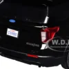 2022 Ford Police Interceptor Utility Black and White "Builder's Kit" with Flashing Light Bar and Front and Rear Lights and Sounds 1/24 Diecast Model Car by Motormax