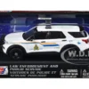 2022 Ford Police Interceptor Utility "RCMP (Royal Canadian Mounted Police)" White "Law Enforcement and Public Service" Series 1/43 Diecast Model Car by Motormax