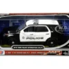 2015 Ford Police Interceptor Utility San Gabriel Police California Black White 1/24 Diecast Model Car Motormax 76964