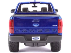 2019 Ford Ranger Lariat Sport Pickup Truck Dark Blue Metallic 1/27 Diecast Model Car Maisto 31521
