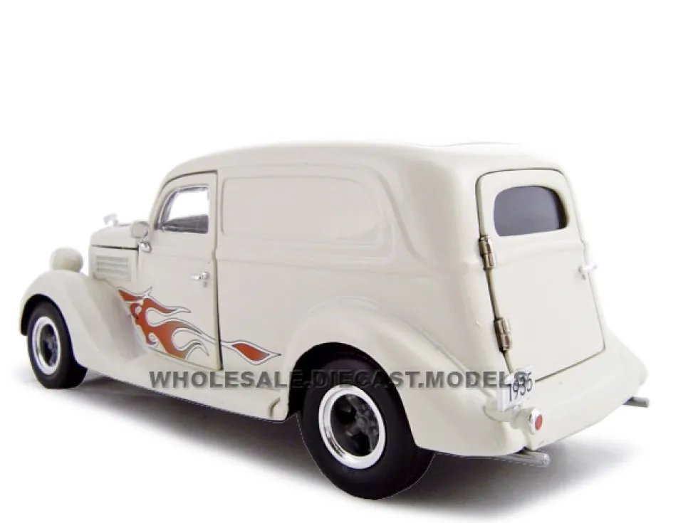 1935 Ford Sedan Delivery Cream 1/24 Diecast Car Unique Replicas 18521