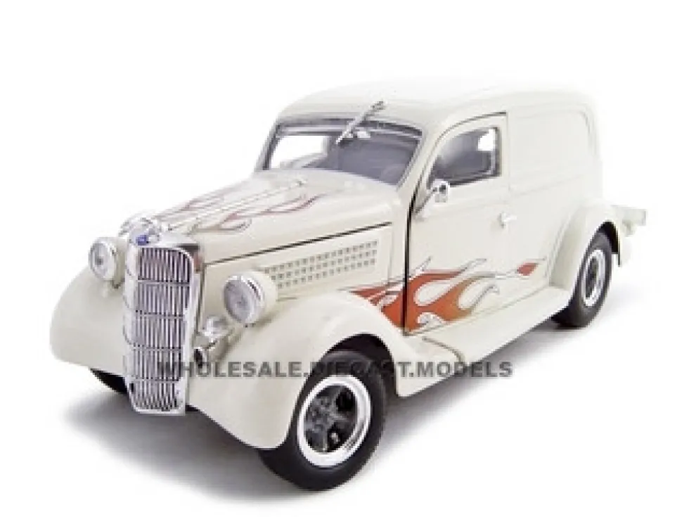 1935 Ford Sedan Delivery Cream 1/24 Diecast Car Unique Replicas 18521