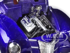 1940 Ford Sedan Delivery Purple 1/24 Diecast Car Model Motormax 73250
