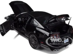 2013 Ford Shelby Cobra GT500 SVT Black with Black Stripes 1/18 Diecast Car Model Shelby Collectibles 392