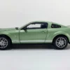 2007 Ford Shelby GT500 Lime Green Metallic with Silver Stripes "Shelby Collectibles" Series 1/18 Diecast Model Car by ACME