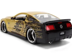 2008 Ford Shelby Mustang GT-500KR Gold Metallic and Black with Graphics 