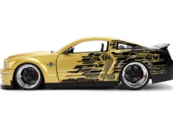 2008 Ford Shelby Mustang GT-500KR Gold Metallic and Black with Graphics 