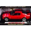 2008 Ford Shelby Mustang GT500 Super Snake Red Black Stripes Shelby Collectibles Legend Series 1/18 Diecast Model Car Shelby Collectibles SC313