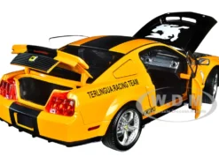 2008 Ford Shelby Mustang #08 Terlingua Orange Black Shelby Collectibles Legend Series 1/18 Diecast Model Car Shelby Collectibles SC297