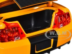 2008 Ford Shelby Mustang #08 Terlingua Orange Black Shelby Collectibles Legend Series 1/18 Diecast Model Car Shelby Collectibles SC297