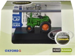 Fordson Tractor Green with Orange Wheels 1/148 (N) Scale Diecast Model Car by Oxford Diecast