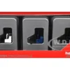 Forklifts with Trailer Bumper 3 Piece Set 1/87 (HO) Plastic Models by Promotex