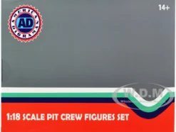 Formula One F1 Pit Crew 7 Figure Set Team Red Release III for 1/18 Scale Models American Diorama 76556