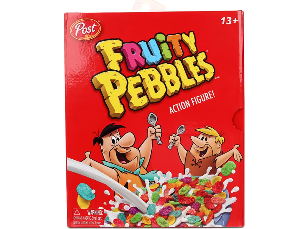 Fred Flintstone 6" Moveable Figure with Accessories and Alternate Head and Hands "The Flintstones - Post Fruity Pebbles" Model by Jada