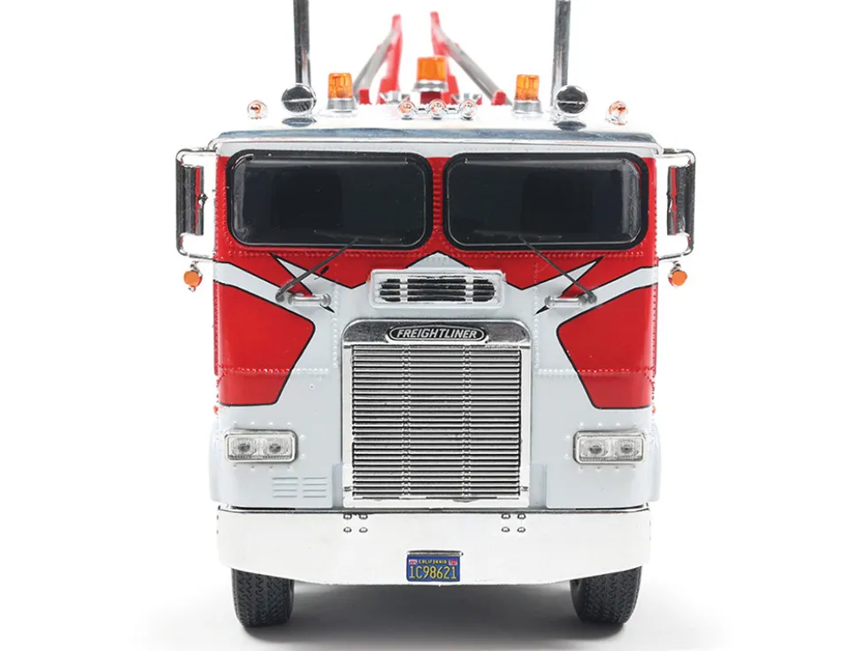 1987 Freightliner FLA Tow Truck Red and White 1/43 Diecast Model by IXO Models