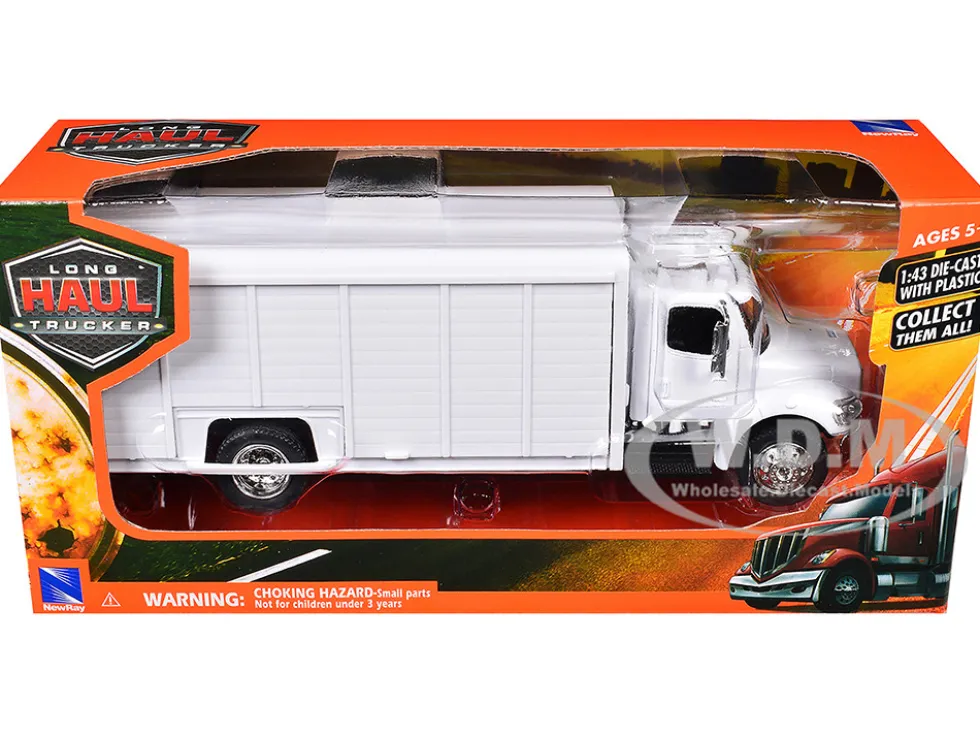 Freightliner M2 Beverage Truck White "Long Haul Trucker" Series 1/43 Diecast Model by New Ray