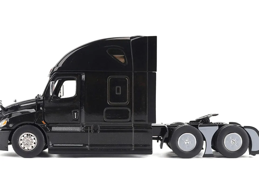 Freightliner New Cascadia Sleeper Cab Truck Tractor Black "Transport Series" 1/50 Diecast Model by Diecast Masters
