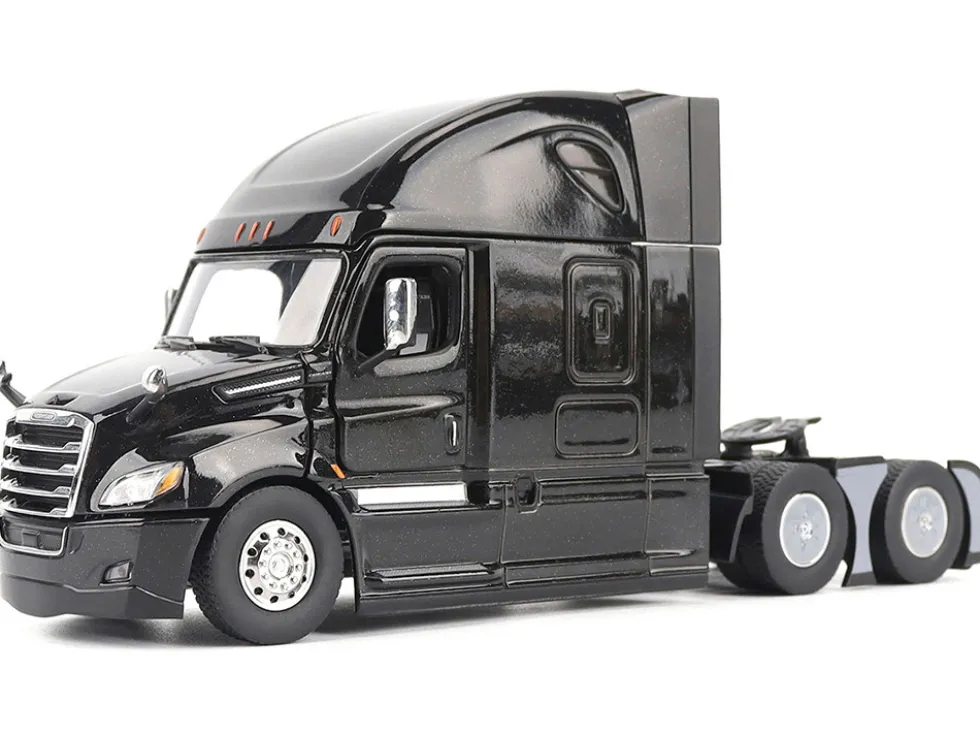 Freightliner New Cascadia Sleeper Cab Truck Tractor Black "Transport Series" 1/50 Diecast Model by Diecast Masters