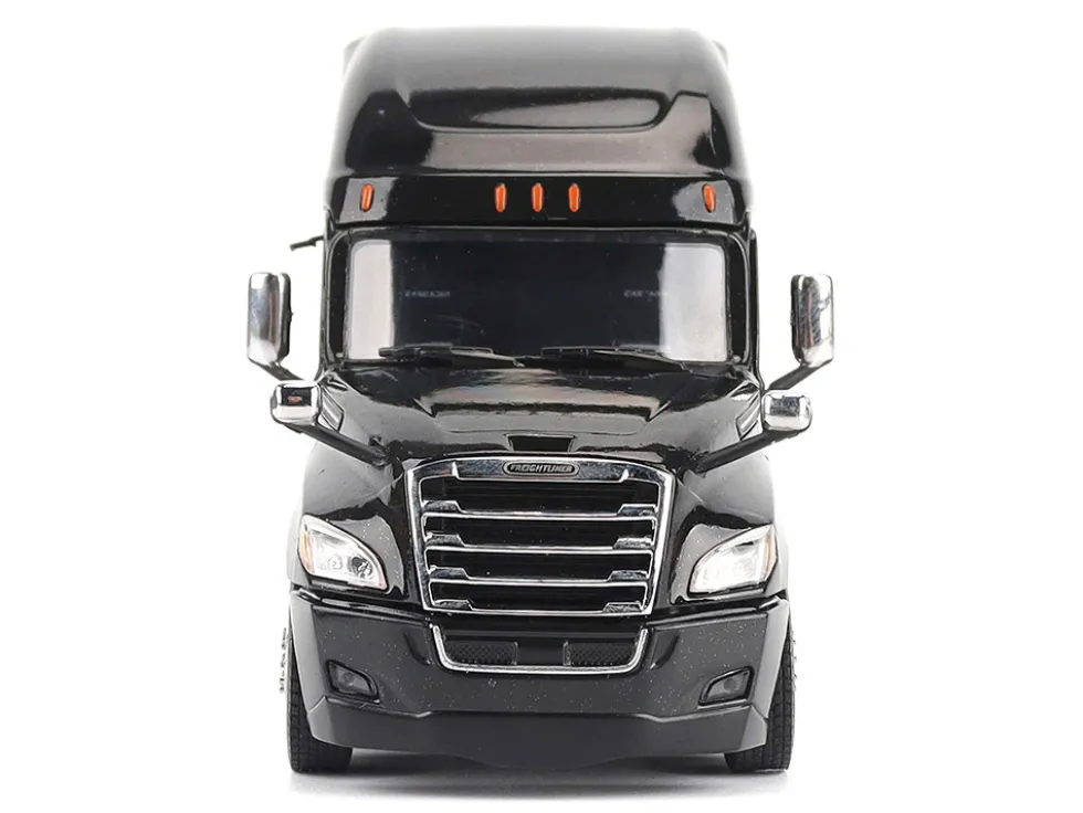 Freightliner New Cascadia Sleeper Cab Truck Tractor Black "Transport Series" 1/50 Diecast Model by Diecast Masters