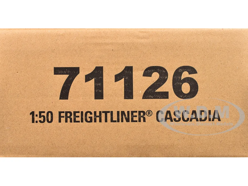 Freightliner New Cascadia Sleeper Cab Truck Tractor Black "Transport Series" 1/50 Diecast Model by Diecast Masters