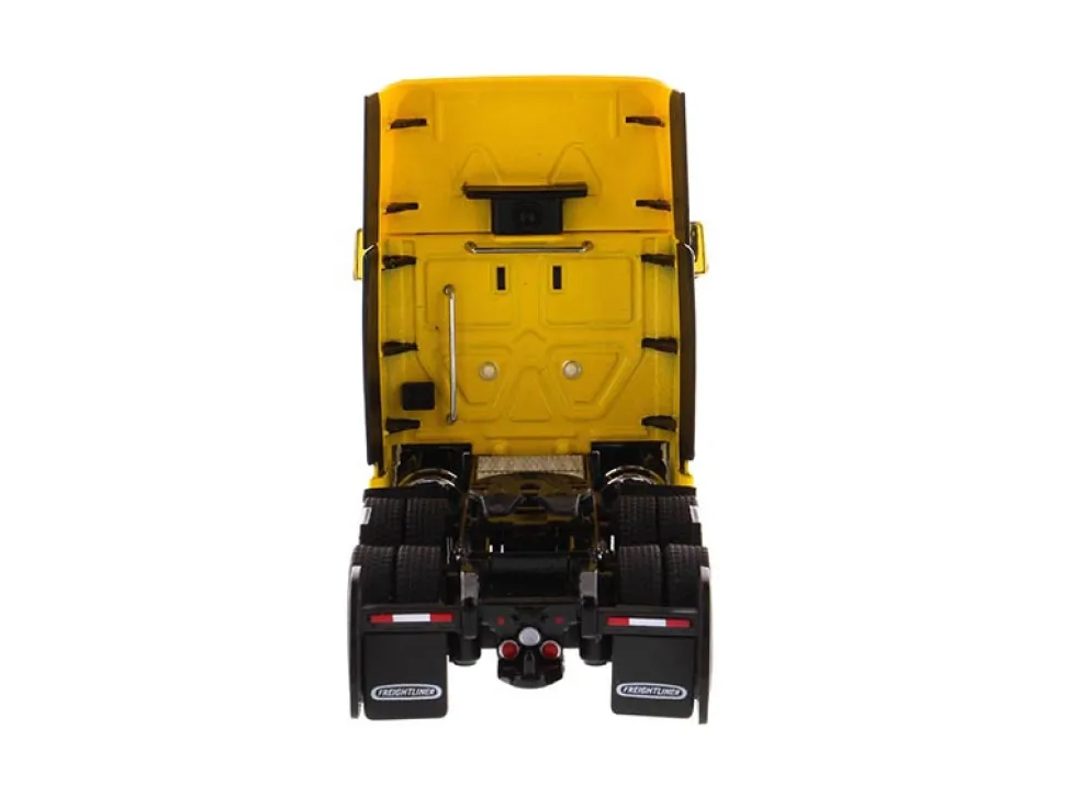 Freightliner New Cascadia Sleeper Cab Truck Tractor Yellow 1/50 Diecast Model Diecast Masters 71031