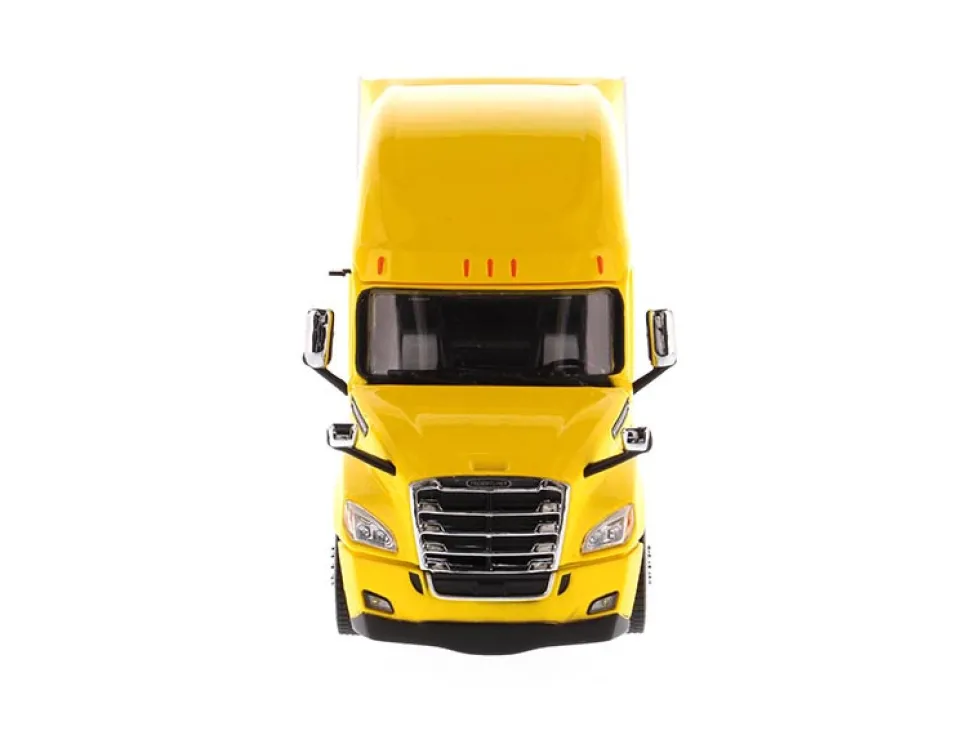 Freightliner New Cascadia Sleeper Cab Truck Tractor Yellow 1/50 Diecast Model Diecast Masters 71031