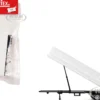 36ft Gravel Trailer White 1/87 (HO) Plastic Model by Promotex