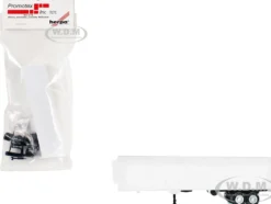 40ft Refrigerated (Reefer) Trailer White 1/87 (HO) Plastic Model by Promotex