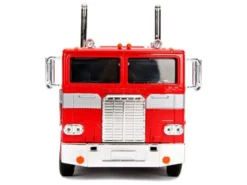 G1 Autobot Optimus Prime Truck Red Robot Chassis Transformers TV Series Hollywood Rides Series 1/24 Diecast Model Jada 99524