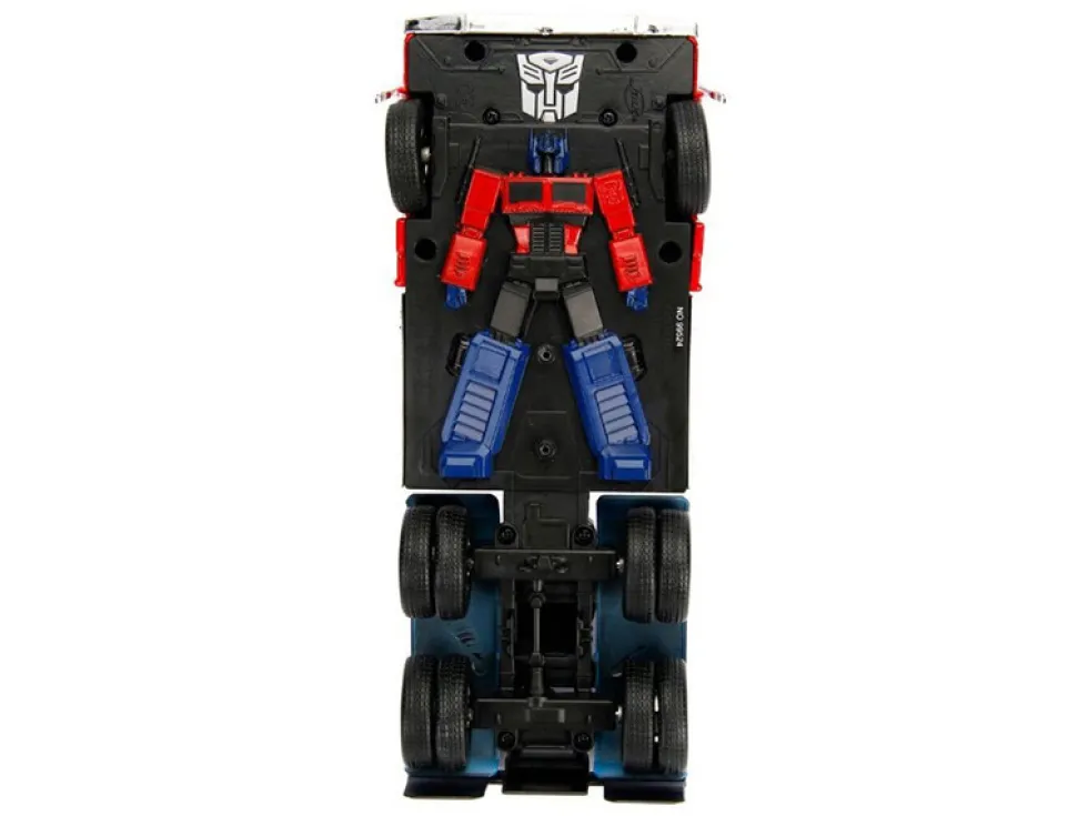 G1 Autobot Optimus Prime Truck Red Robot Chassis Transformers TV Series Hollywood Rides Series 1/24 Diecast Model Jada 99524